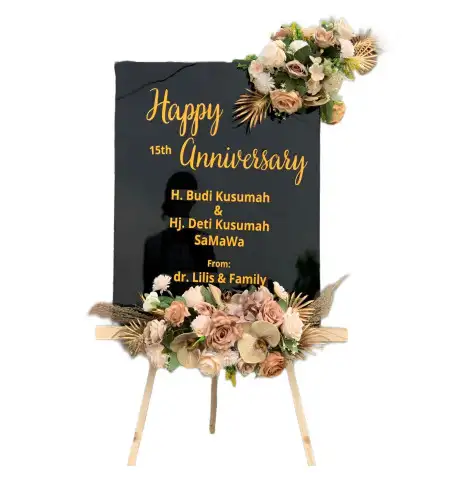 Papan Bunga Akrilik Menjelutung